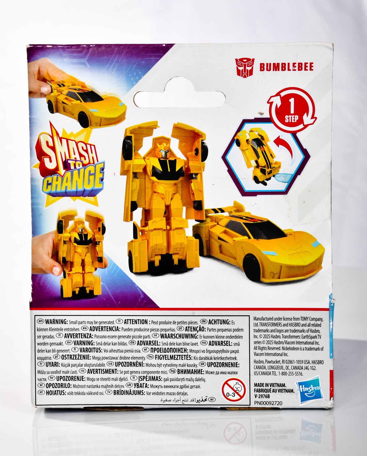 Transformers Earthspark Shash to Change Bumblebee 4" Action Figure