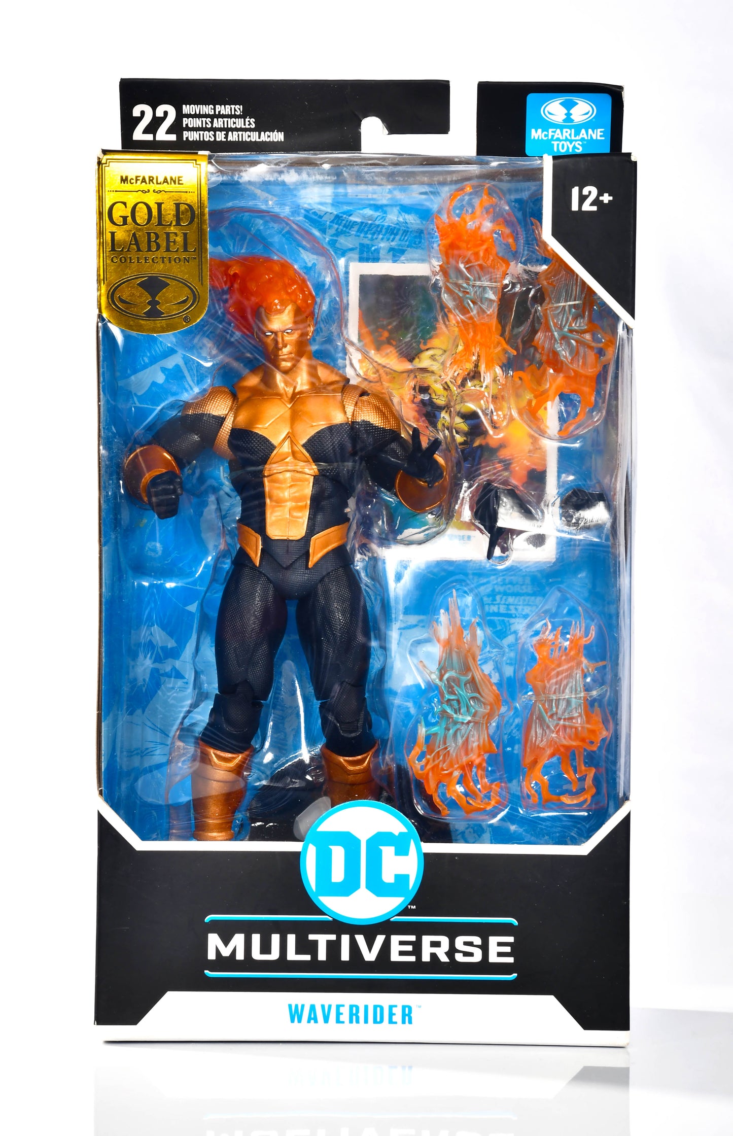 McFarlane Toys DC Multiverse Waverider (DC Classic) Gold Label 7 Inches Action Figure - Explore The Timestream with The Aged Booster Gold
