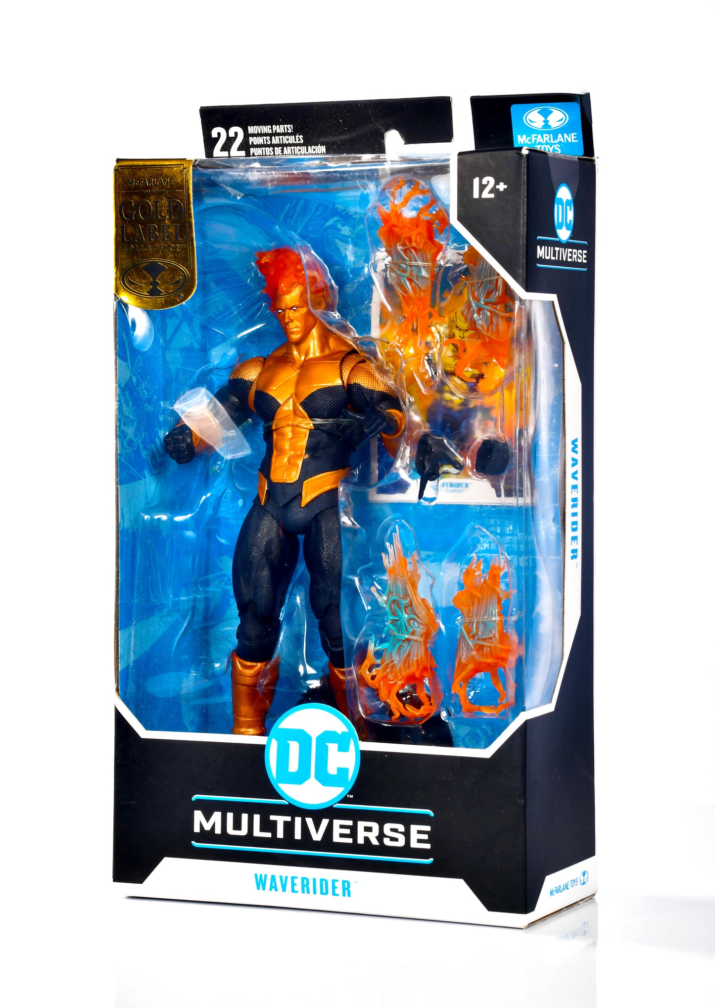 McFarlane Toys DC Multiverse Waverider (DC Classic) Gold Label 7 Inches Action Figure - Explore The Timestream with The Aged Booster Gold