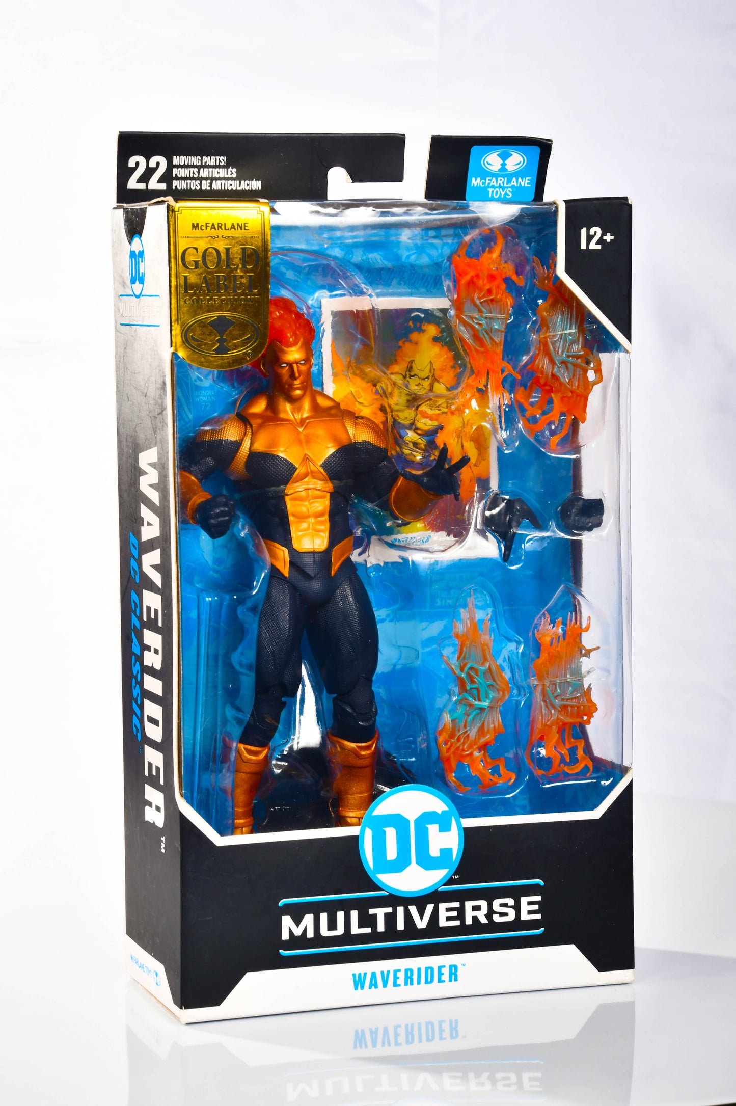 McFarlane Toys DC Multiverse Waverider (DC Classic) Gold Label 7 Inches Action Figure - Explore The Timestream with The Aged Booster Gold