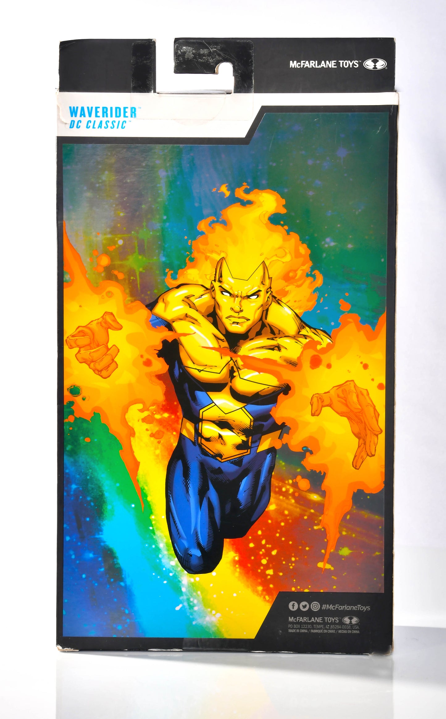 McFarlane Toys DC Multiverse Waverider (DC Classic) Gold Label 7 Inches Action Figure - Explore The Timestream with The Aged Booster Gold