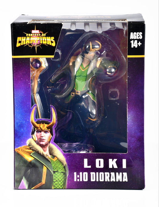 BRAND NEW: Marvel Contest of Champions Gamer Verse LOKI 1:10 DIORAMA collectable