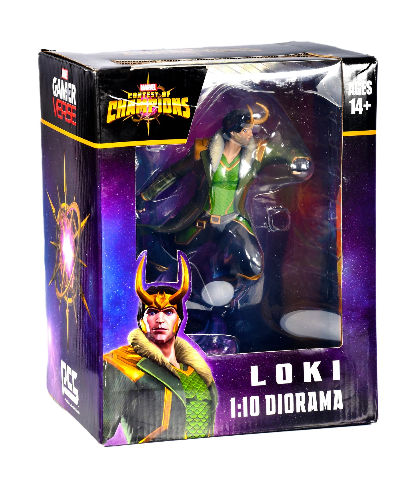 BRAND NEW: Marvel Contest of Champions Gamer Verse LOKI 1:10 DIORAMA collectable