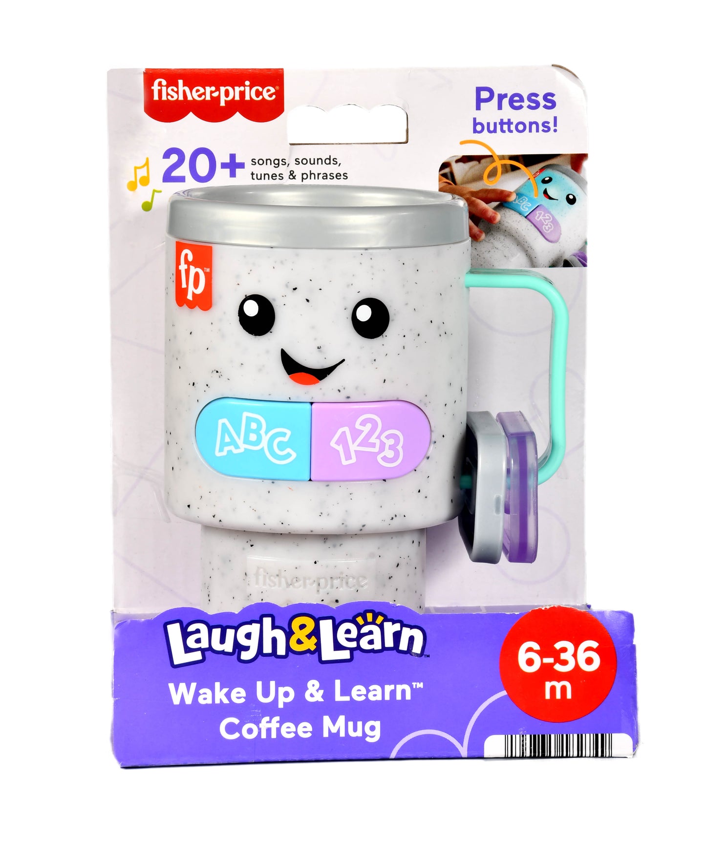 Fisher-Price Laugh & Learn Coffee Mug Wake Up and Learn