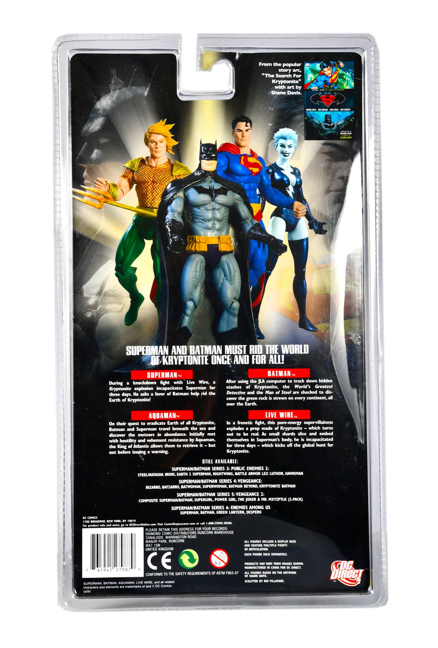 DC DIRECT Aquaman Figure Superman/Batman Search For Kryptonite Series 7
