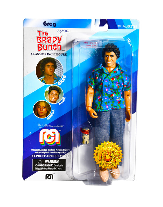 Greg The Brady Bunch Action Figure 8” Mego #from 7362/10000 Limited Edition NIB