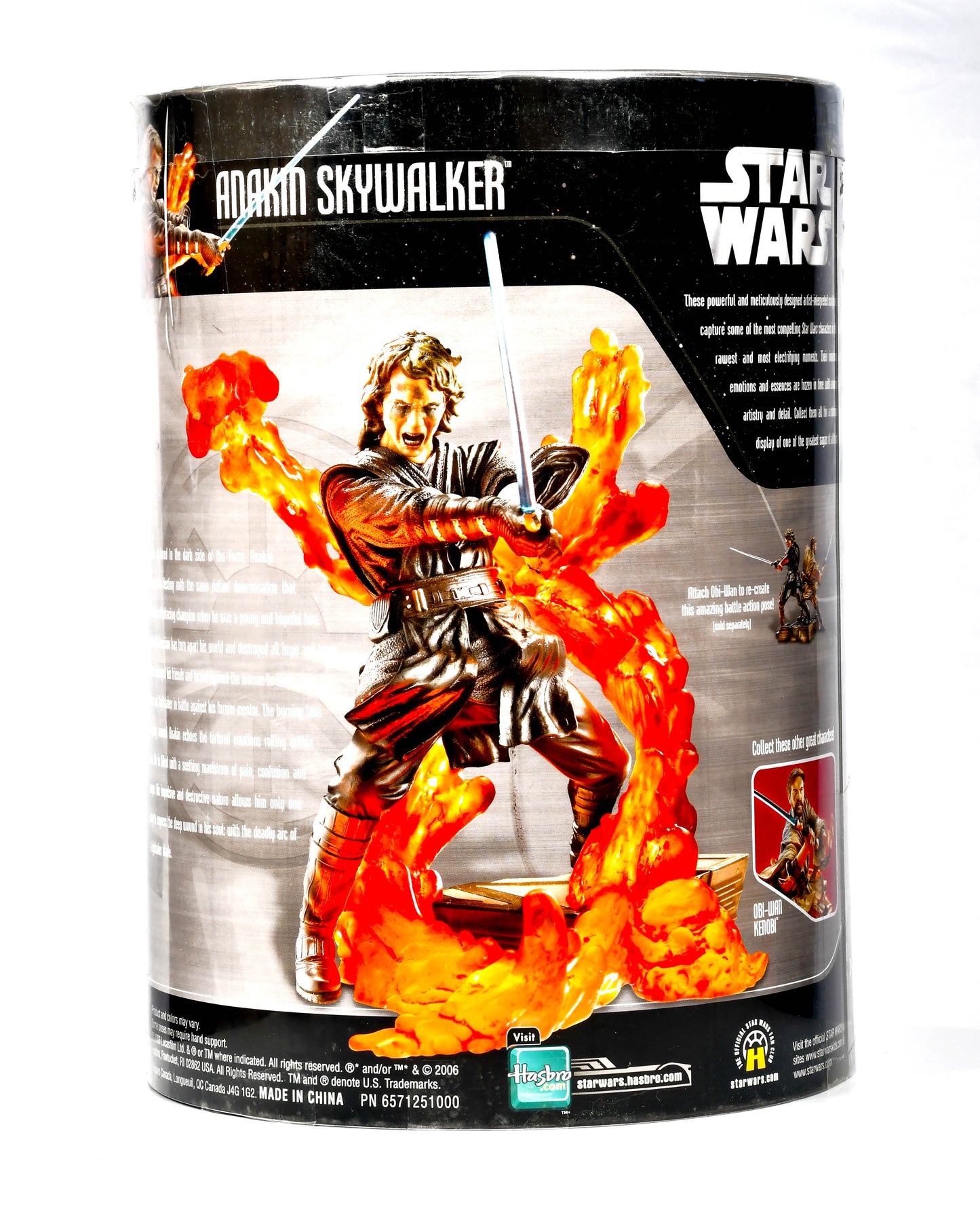 Star Wars Unleashed Anakin Skywalker 6" Tube Figure Hasbro 2005