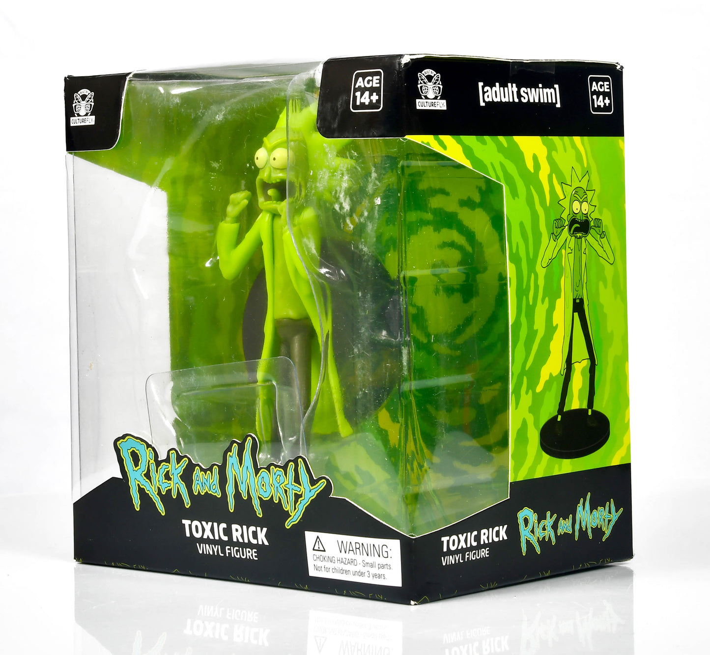 Culture Fly Adult Swim - Rick & Morty TOXIC RICK Vinyl Figure 4.5" w Box