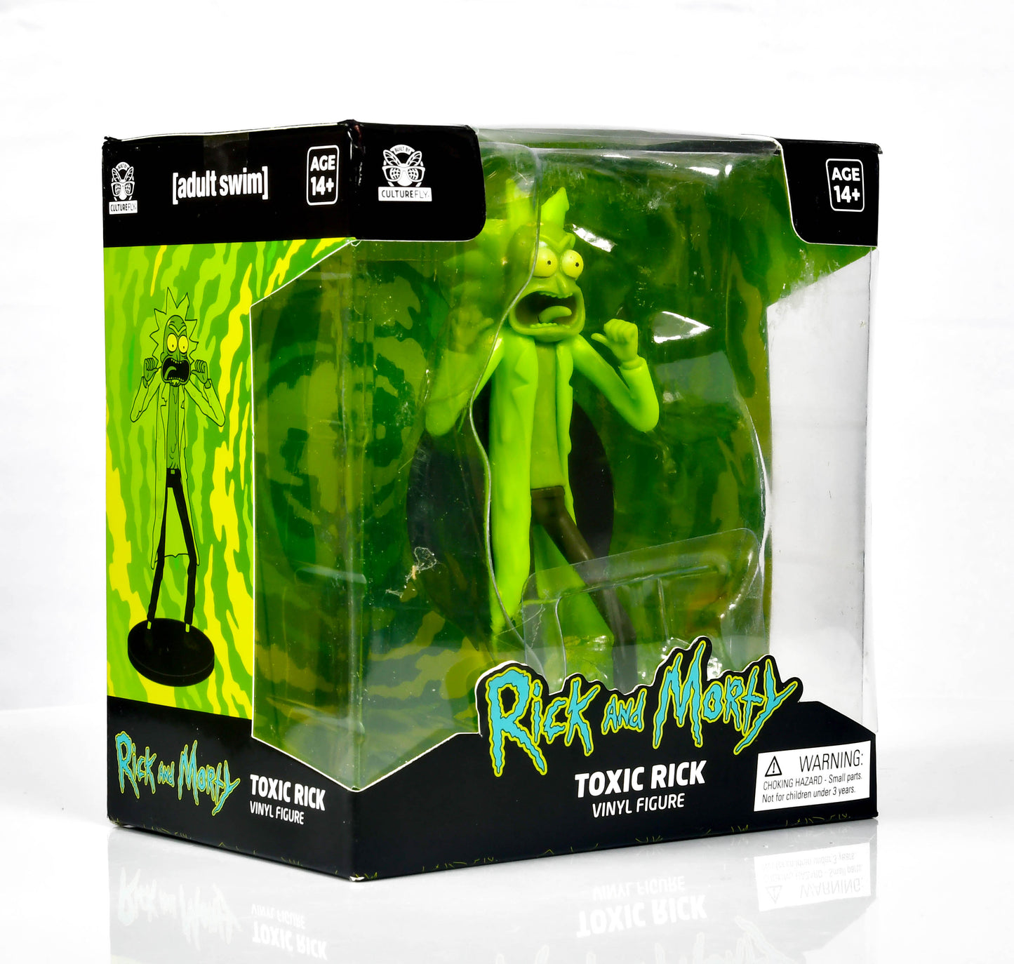 Culture Fly Adult Swim - Rick & Morty TOXIC RICK Vinyl Figure 4.5" w Box