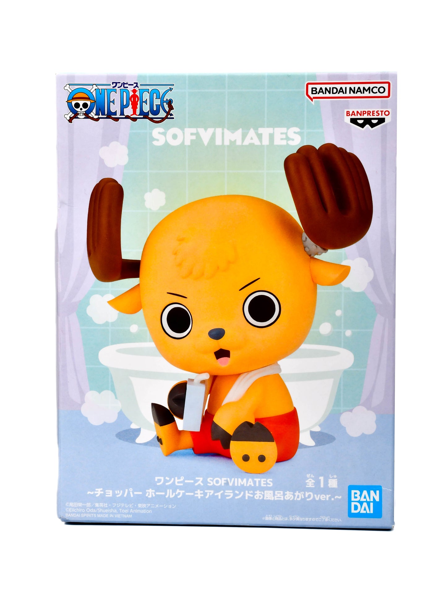 Banpresto One Piece Sofvimates Anime Figure Toy Chopper After a Bath