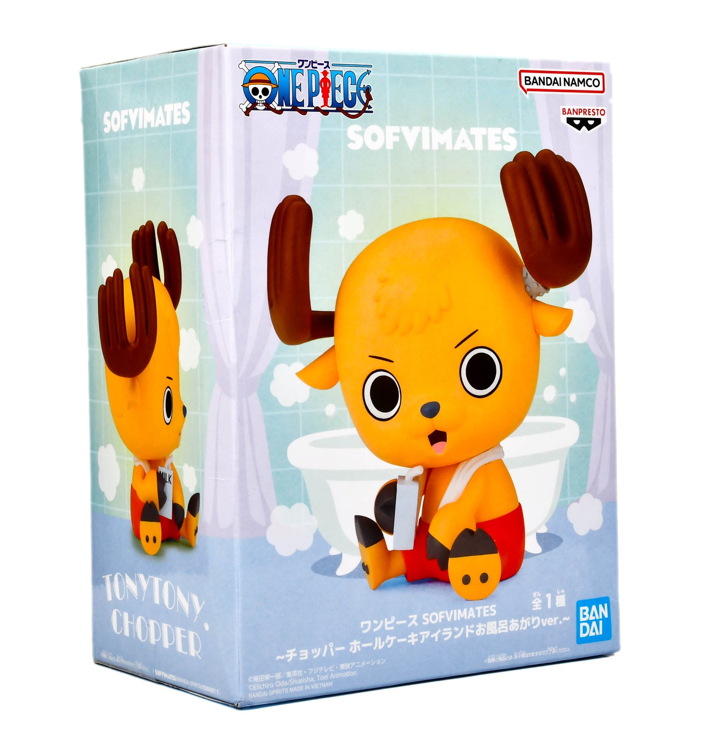 Banpresto One Piece Sofvimates Anime Figure Toy Chopper After a Bath