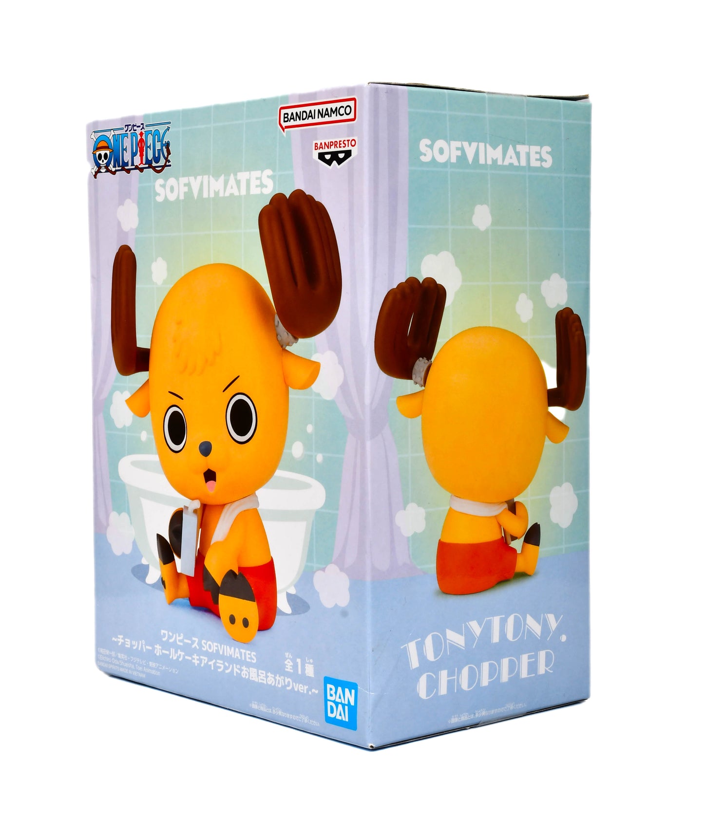 Banpresto One Piece Sofvimates Anime Figure Toy Chopper After a Bath