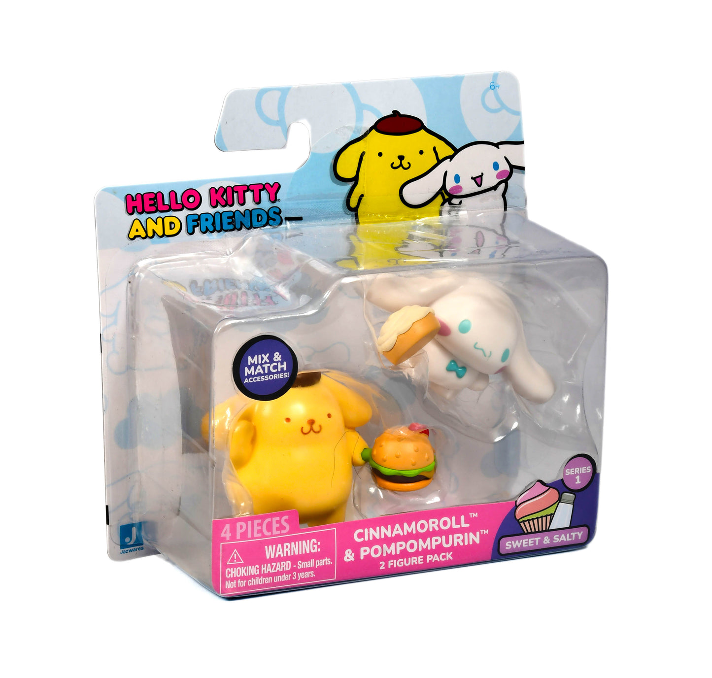 Hello Kitty & Friends Series 2 Figure 2 Pack: Cinnamoroll Pompompurin