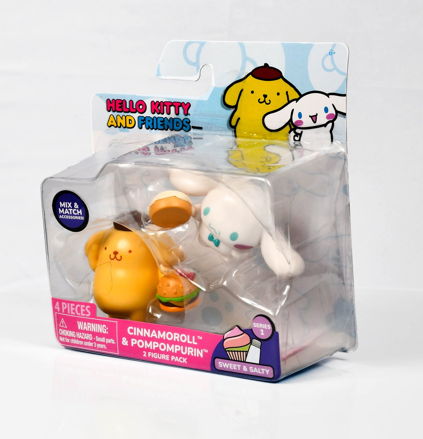 Hello Kitty & Friends Series 2 Figure 2 Pack: Cinnamoroll Pompompurin