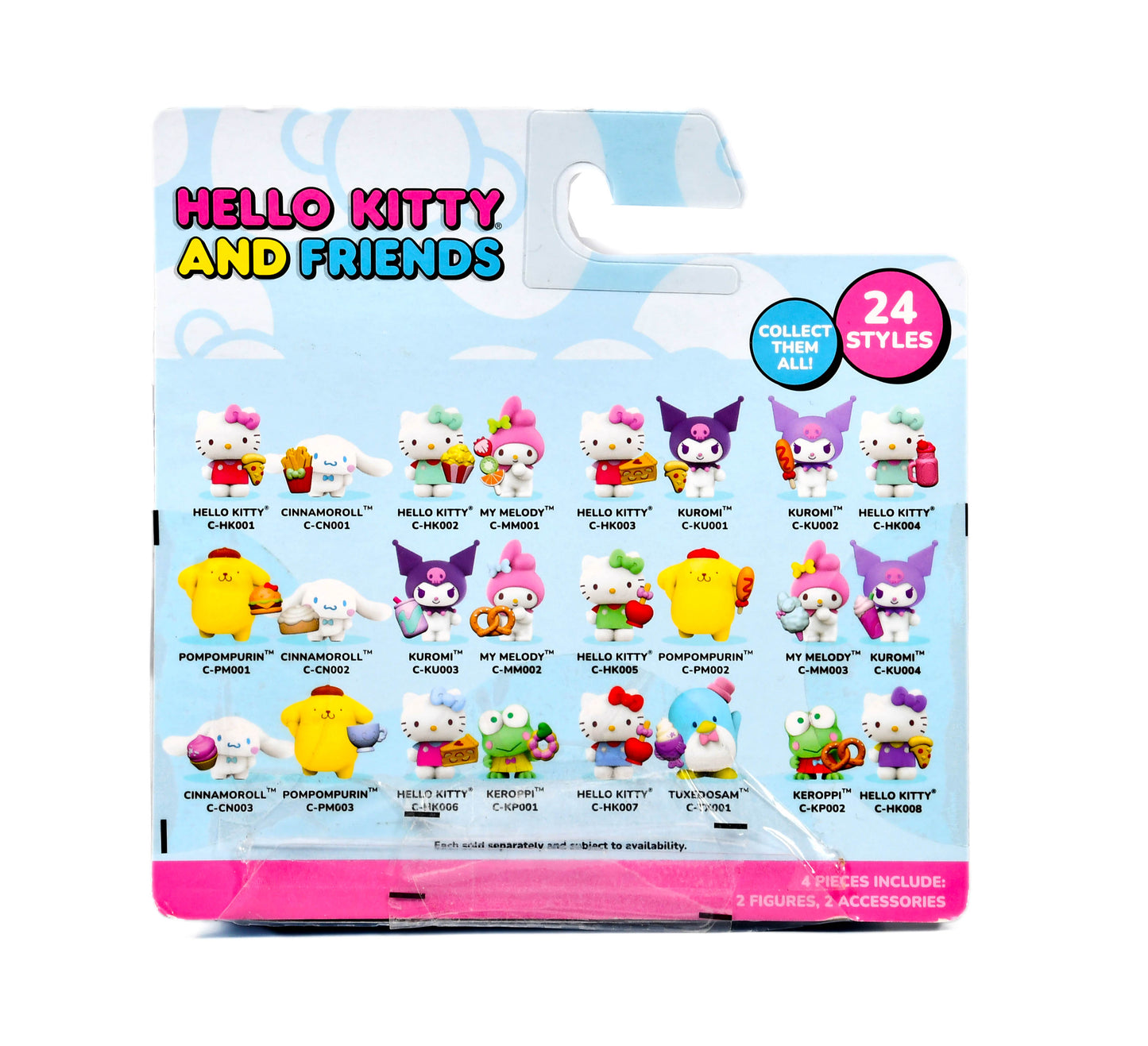 Hello Kitty & Friends Series 2 Figure 2 Pack: Cinnamoroll Pompompurin