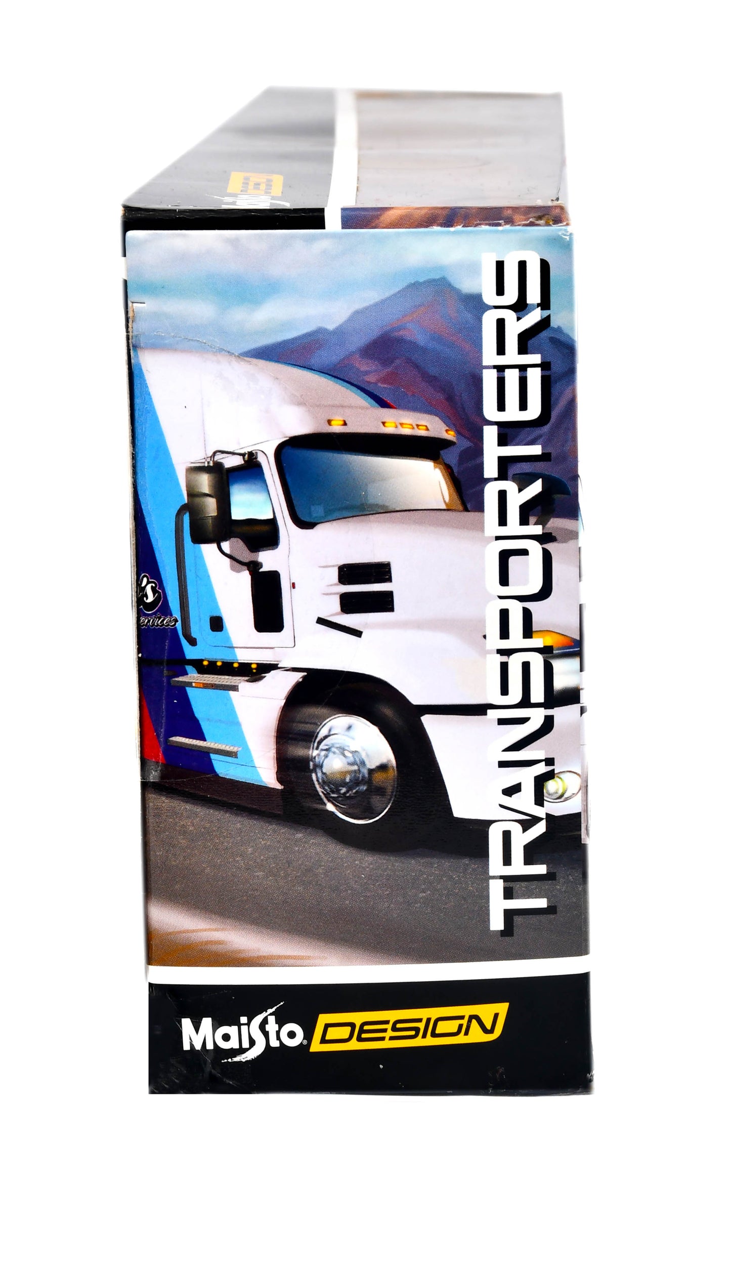 Maisto 1:64 Mercedes-Benz Actros & 1990 Mercedes-Benz 190E Red – Transporters