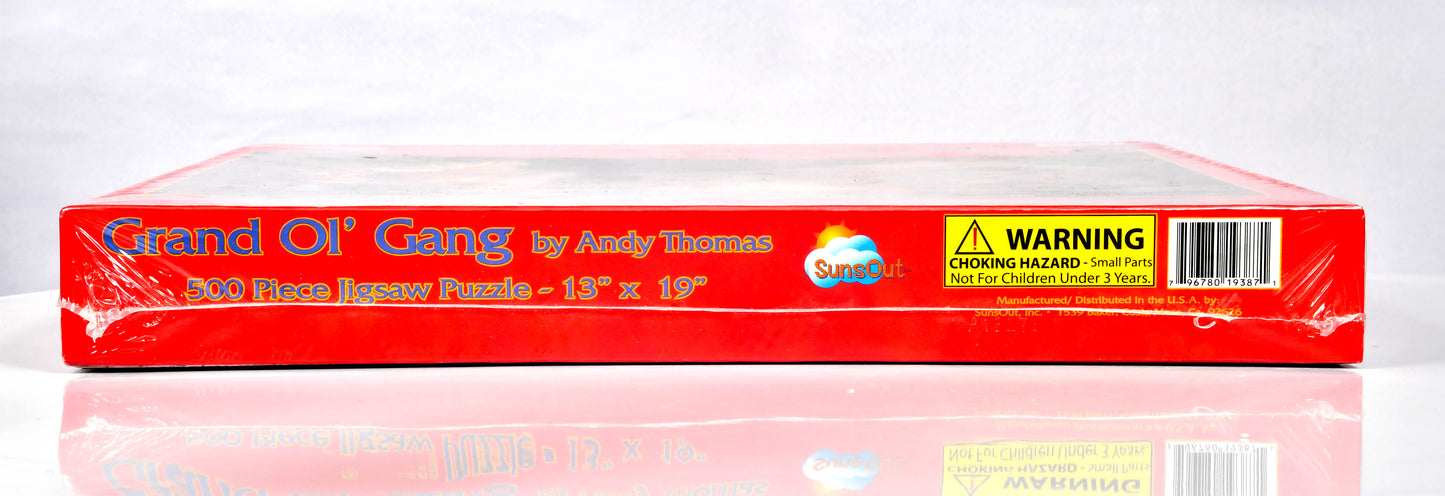 Grand Ol' Gang Presidents Jigsaw Puzzle By Andy Thomas 500 Piece Sunsout USA