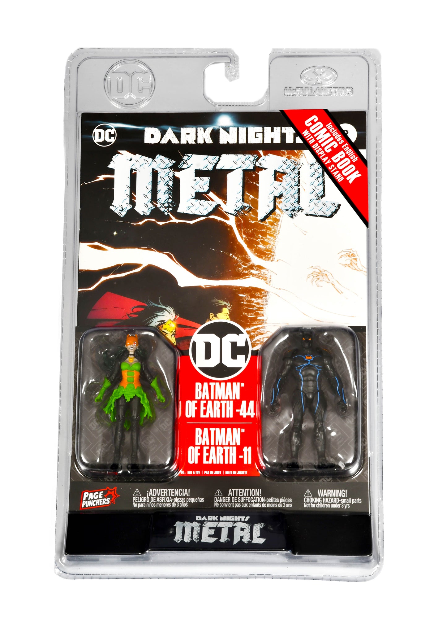 McFarlane Page Punchers Dark Knight Metal Batman Of Earth 44 & 11