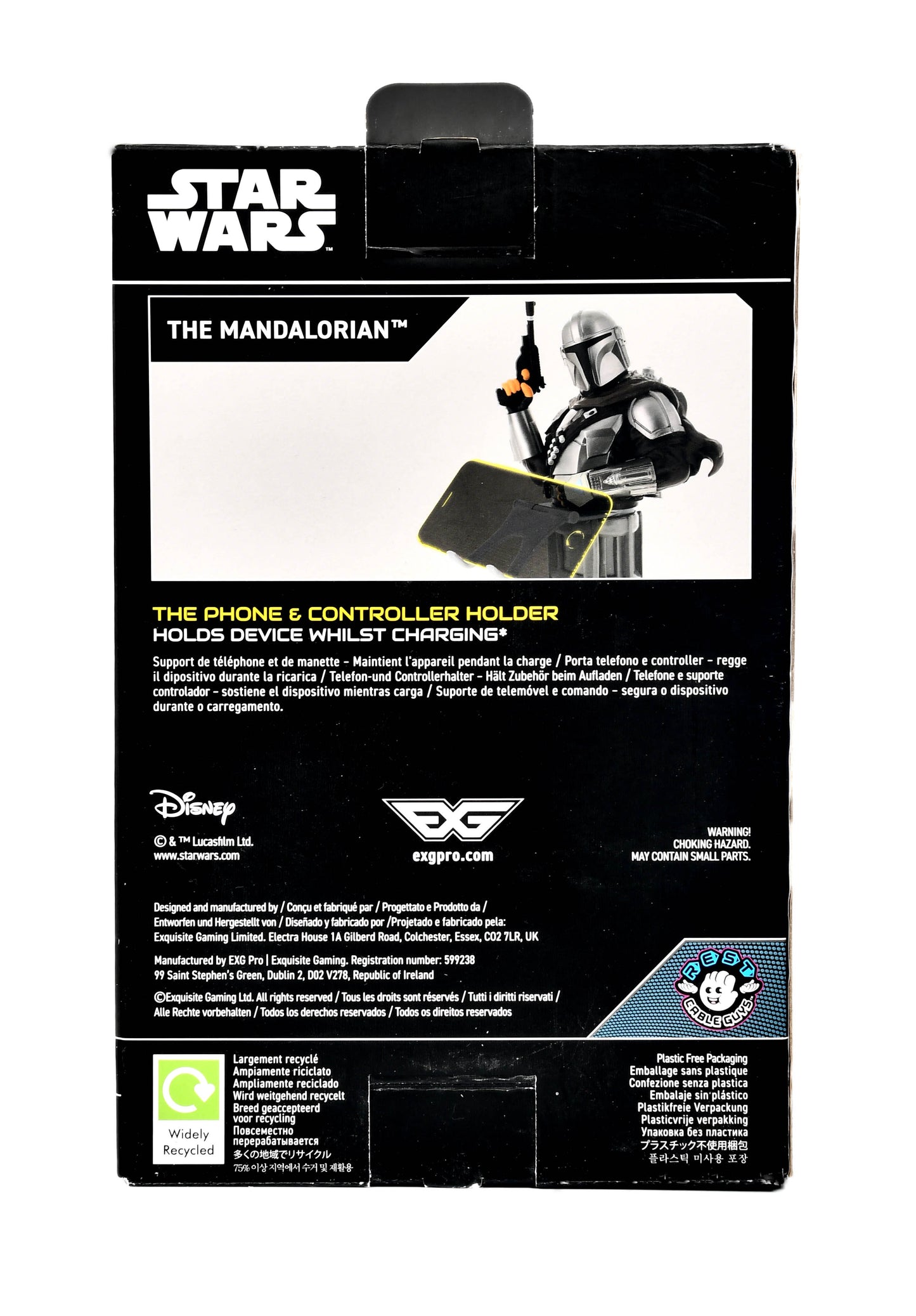 Star Wars The Mandalorian: Cable Guy Phone & Controller Holder NIB