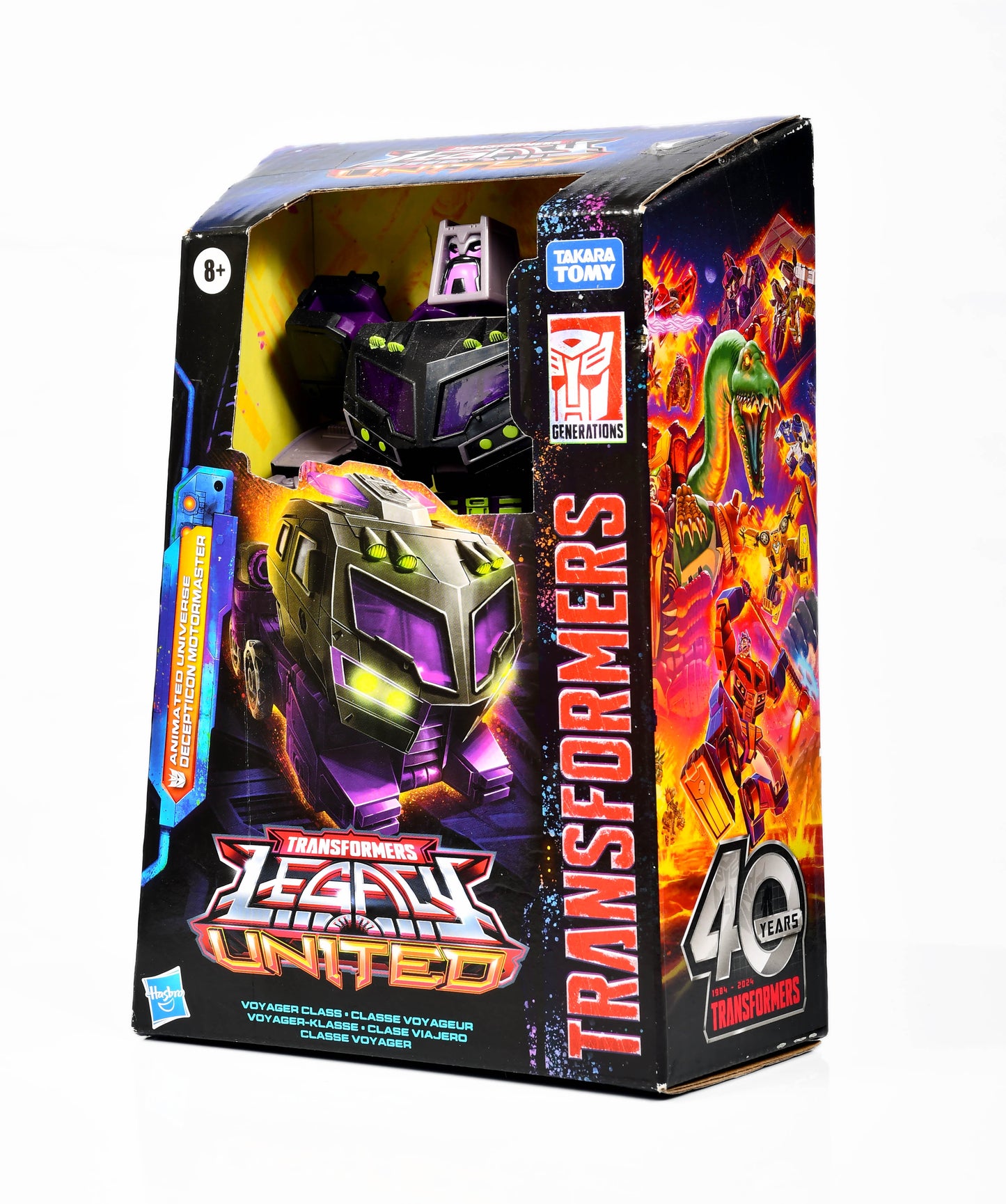 Transformers Legacy United Voyager Class Animated Universe Decepticon Motormaster, 7-inch Converting Action Figure, for Boys and Girls Ages 8+ Visit the Hasbro Store
