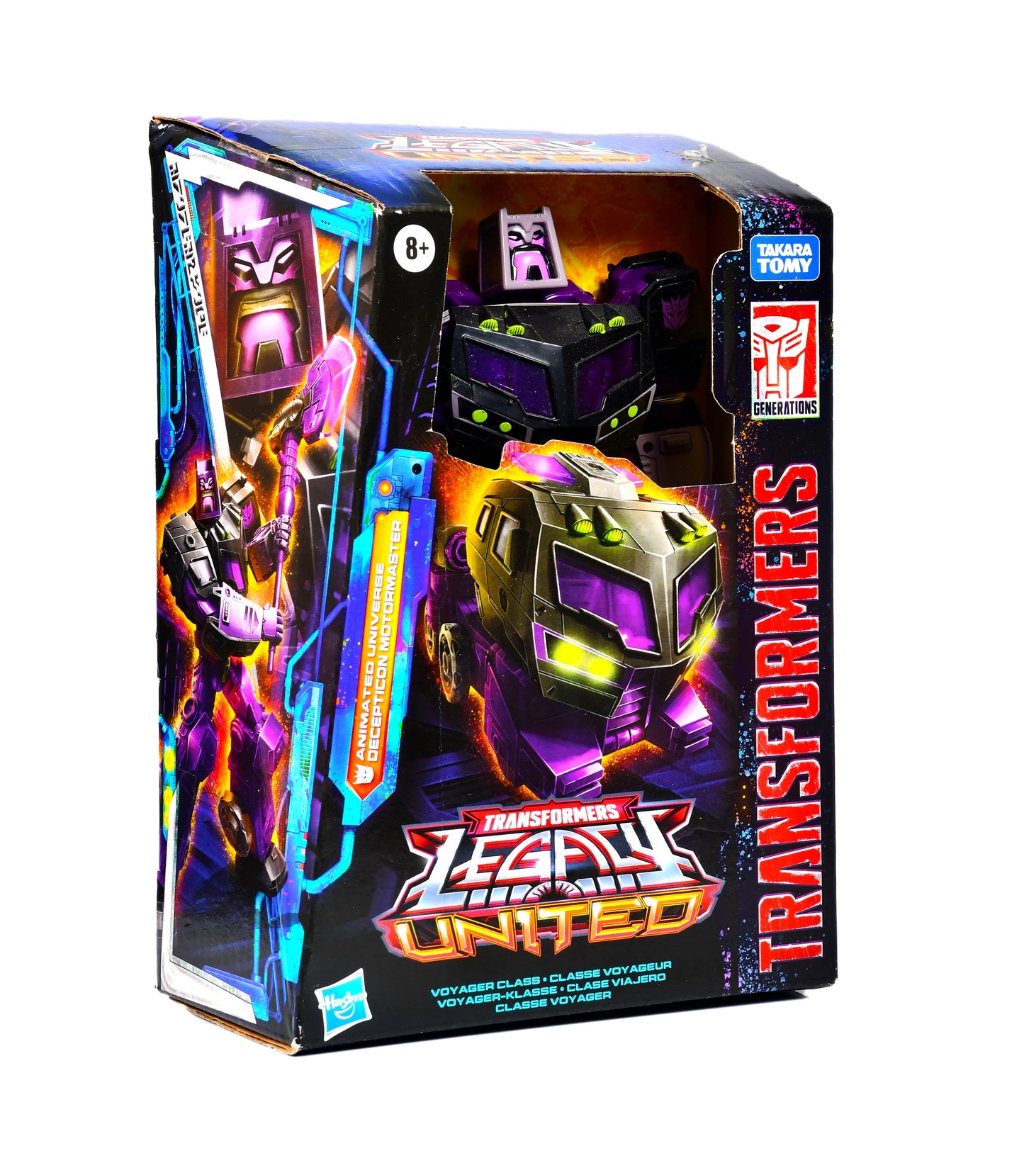 Transformers Legacy United Voyager Class Animated Universe Decepticon Motormaster, 7-inch Converting Action Figure, for Boys and Girls Ages 8+ Visit the Hasbro Store