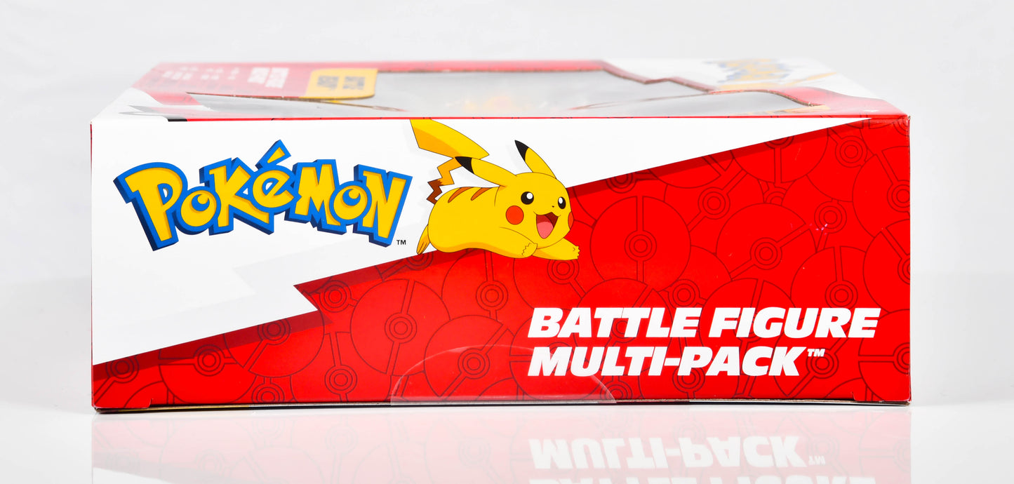 Pokémon Battle Figure 6 Pack - Features 2-Inch Pikachu, Joltik, Galarian Darumaka, Riolu, Chikorita and Cleffa Battle Figures