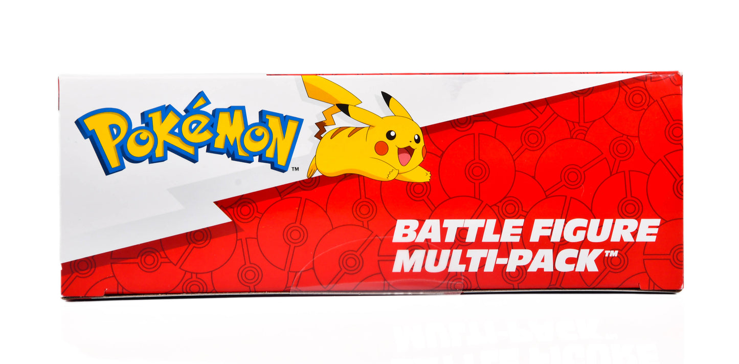Pokémon Battle Figure 6 Pack - Features 2-Inch Pikachu, Joltik, Galarian Darumaka, Riolu, Chikorita and Cleffa Battle Figures