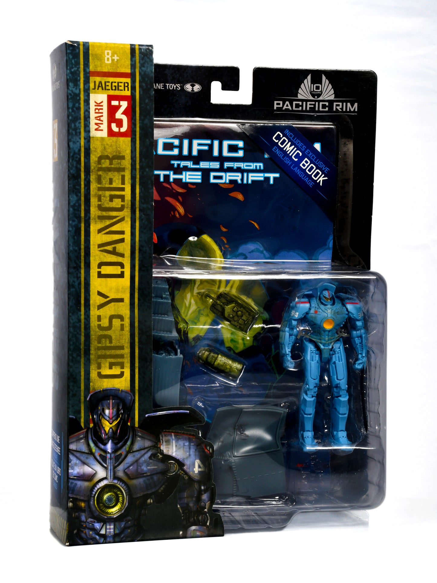 Pacific Rim 4” Gipsy Danger Figure w/ Comic Book+Accessories McFarlane Toys NIB