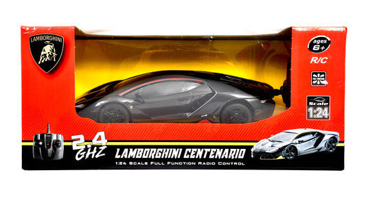 Braha Lamborghini Centenario Black / Red 1:24 Remote Control Car Officially Licensed