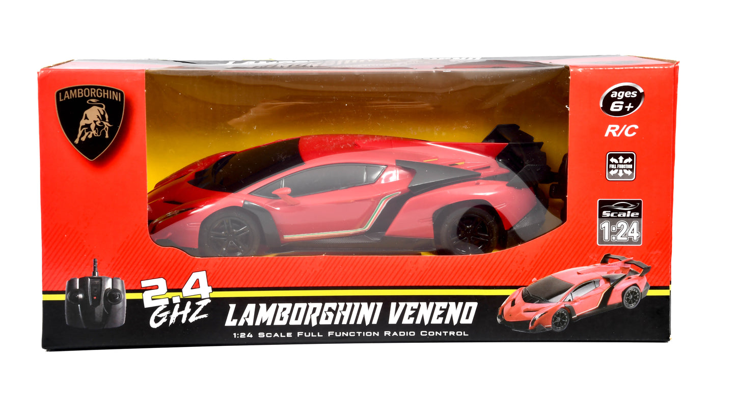 Full Function Radio Control Red Lamborghini Veneno Model Car
