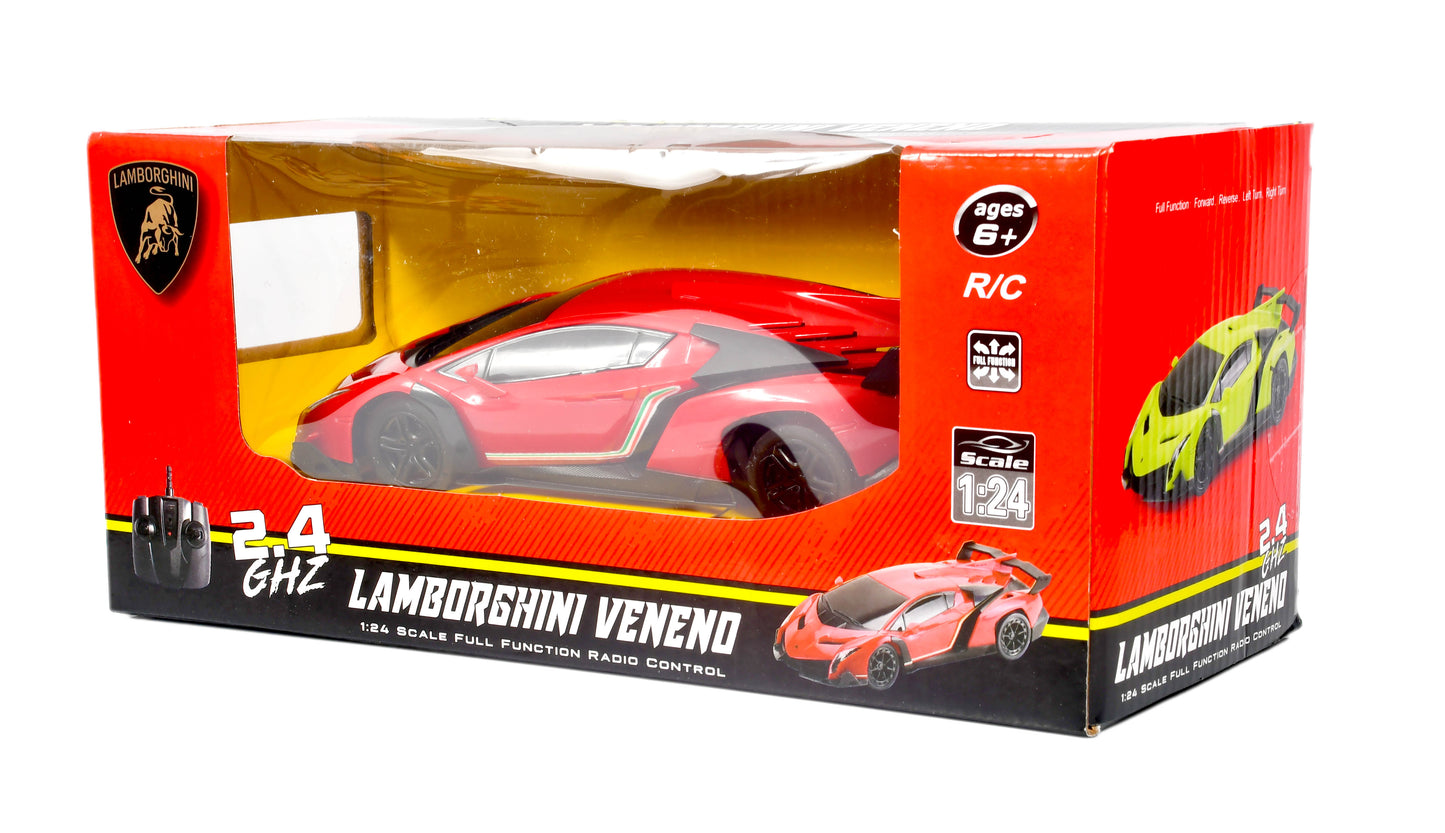 Full Function Radio Control Red Lamborghini Veneno Model Car