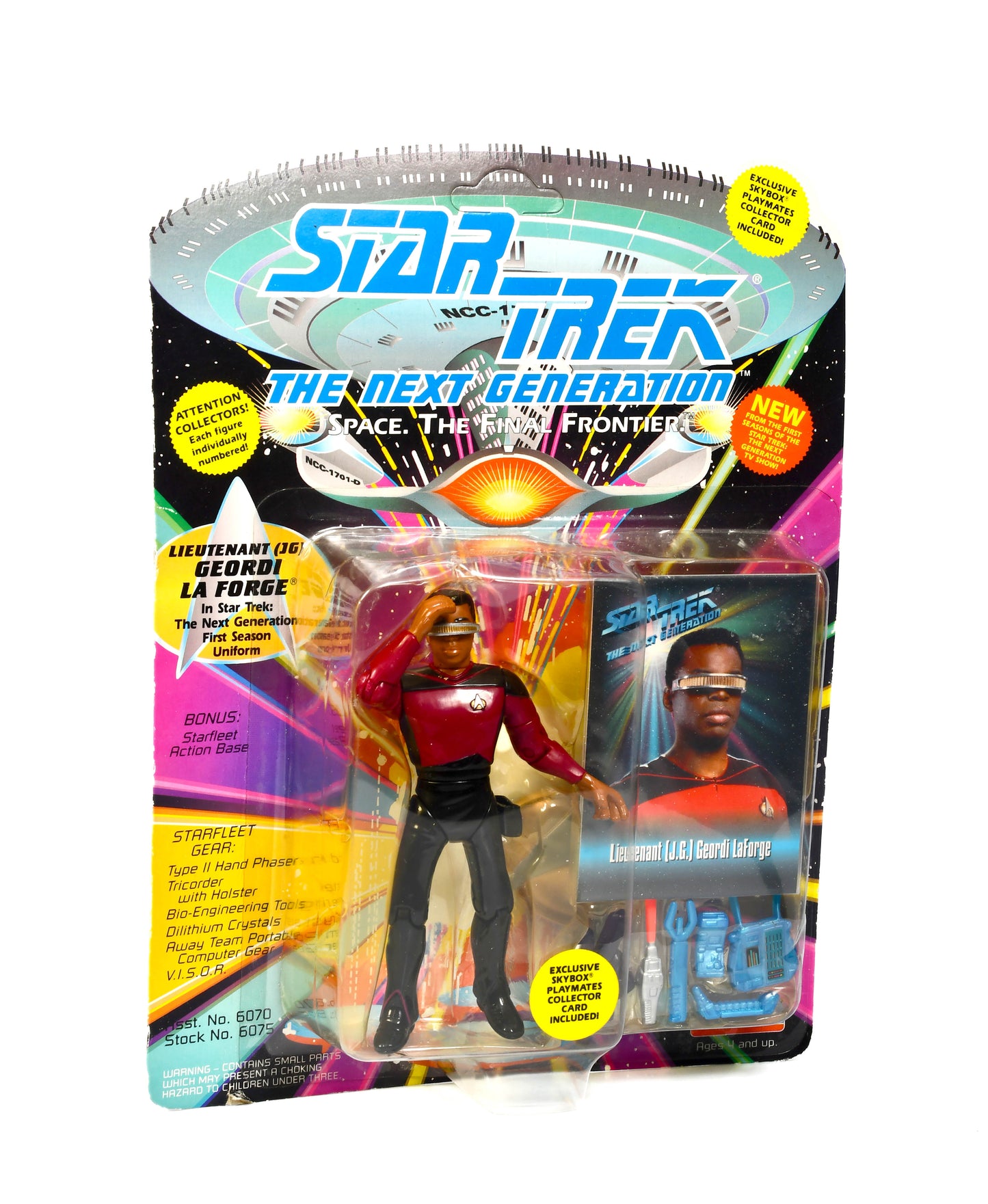 Playmates Star Trek Next Gen Lieutenant (JG) Geordi LA Forge Action Figure
