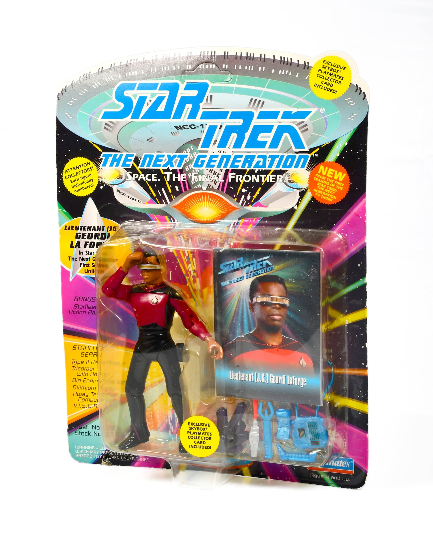 Playmates Star Trek Next Gen Lieutenant (JG) Geordi LA Forge Action Figure