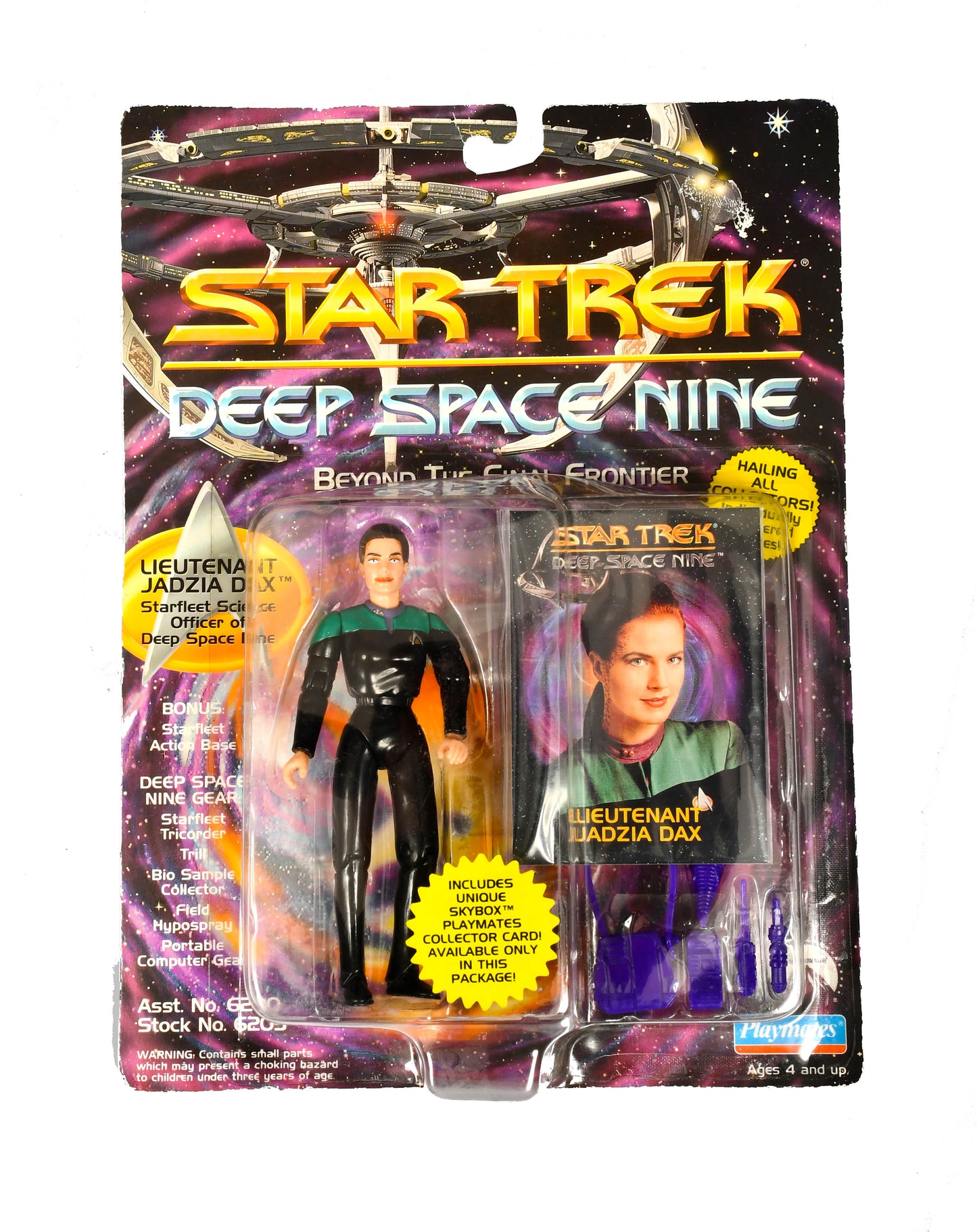 NOS Star Trek Deep Space Nine Lieutenant Jadzia Dax Action Figure Playmates 1993