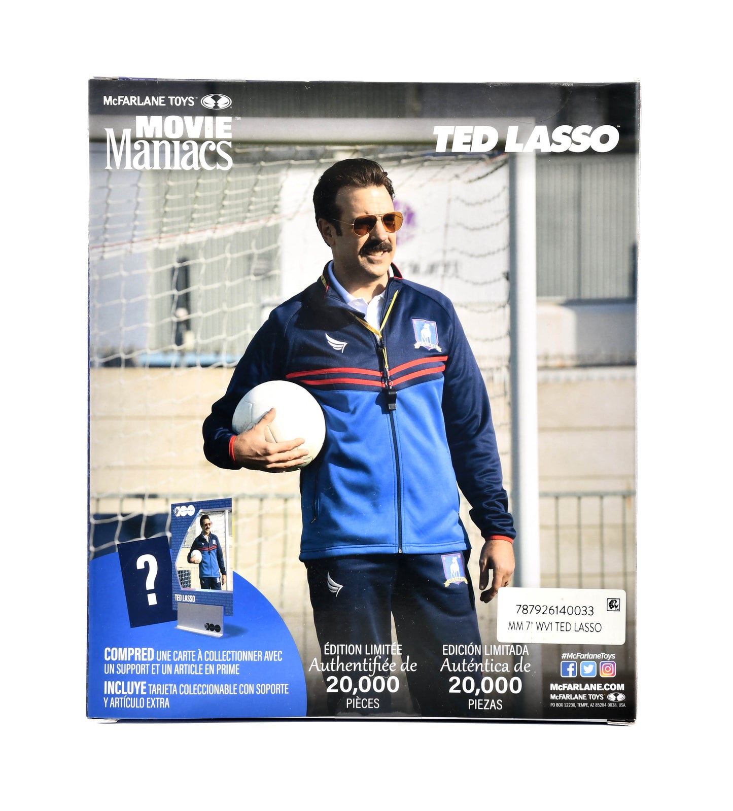 McFarlane Toys Movie Maniacs 7" Posed Ted Lasso Figure Limited Edition