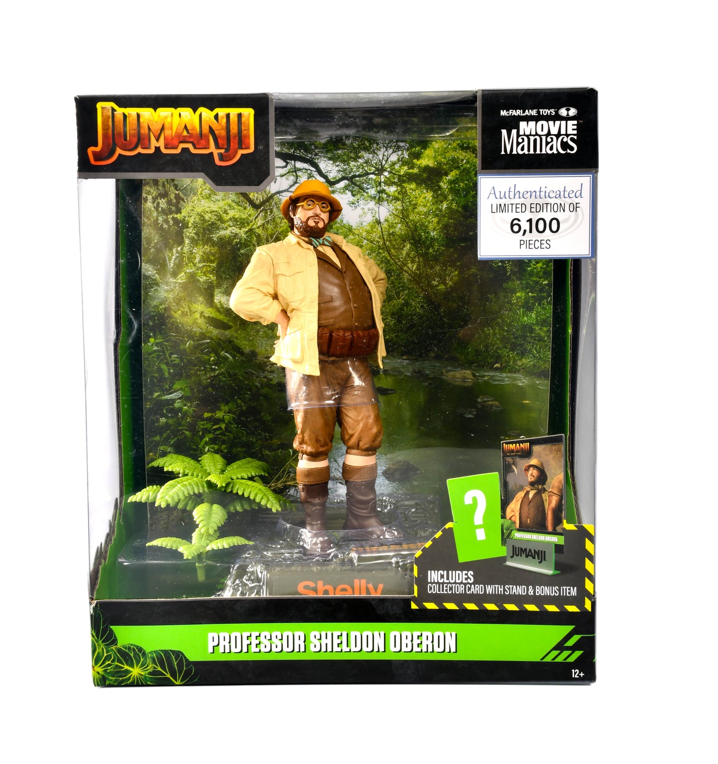 McFarlane Toys Movie Maniacs: Jumanji 6” Professor Sheldon Oberon Figure NIB