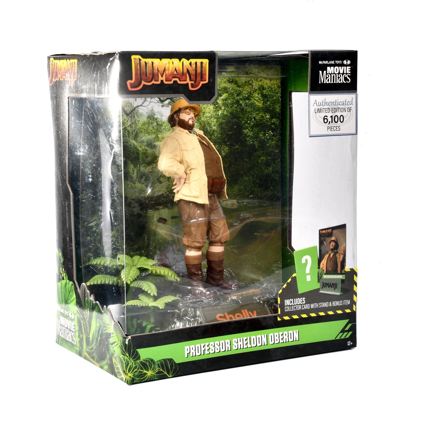 McFarlane Toys Movie Maniacs: Jumanji 6” Professor Sheldon Oberon Figure NIB