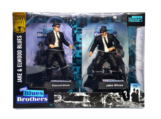 McFarlane Gold Label The Blues Brothers Jake & Elwood Blues 6" Figures NIB