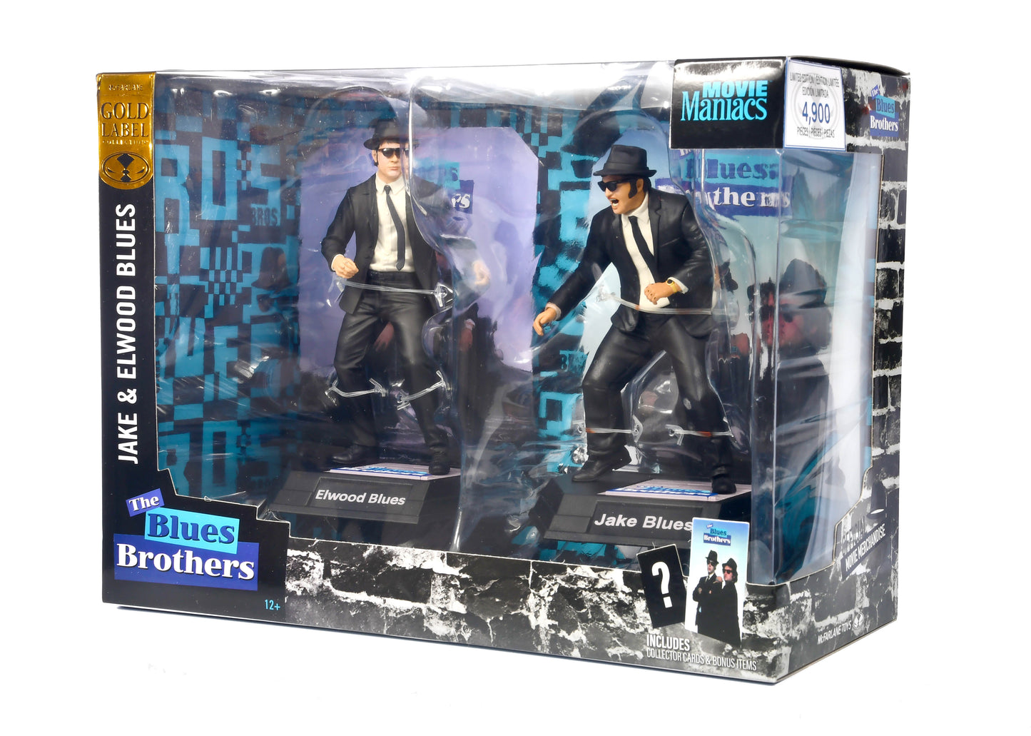 McFarlane Gold Label The Blues Brothers Jake & Elwood Blues 6" Figures NIB