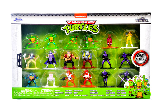 Nickelodeon Teenage Mutant Ninja Turtles TMNT Jada Nano Metalfigs 18 Figures