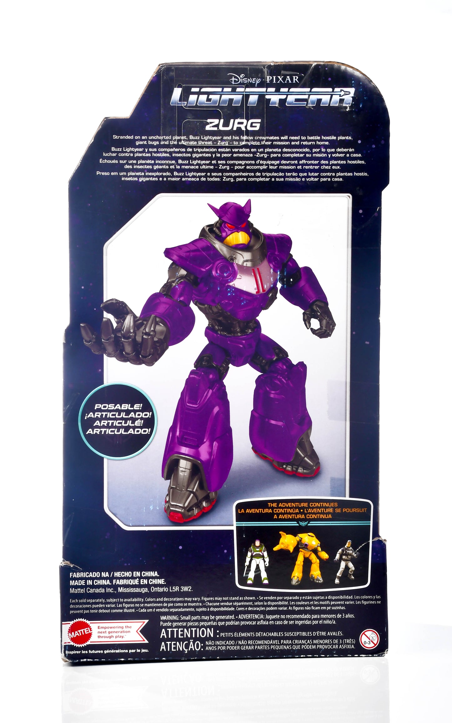 Mattel Disney Pixar Lightyear Zurg Large Scale 12-in Figure