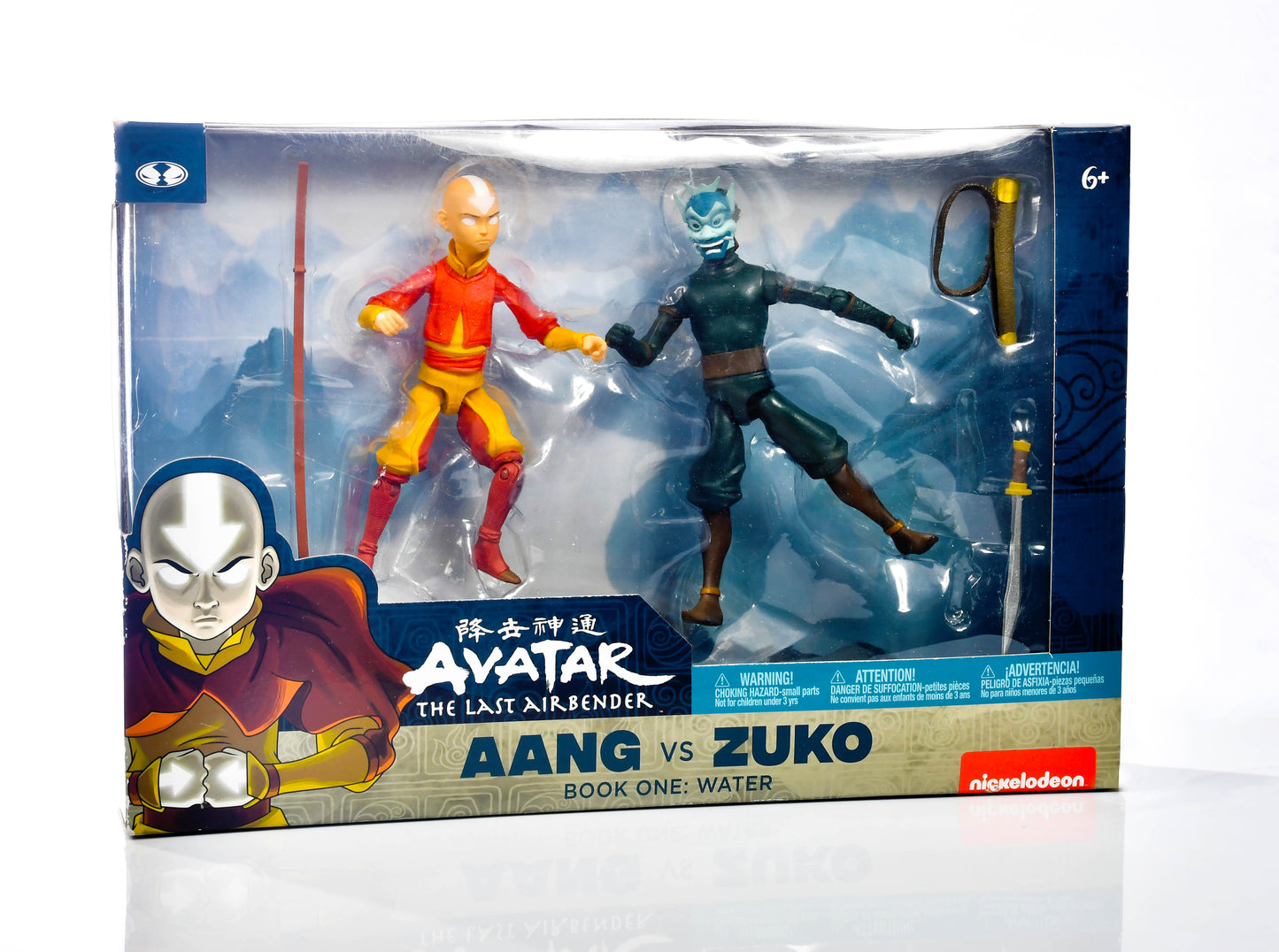 Avatar: The Last Airbender - Aang vs. Blue Spirit Zuko 5” Scale Action Figures
