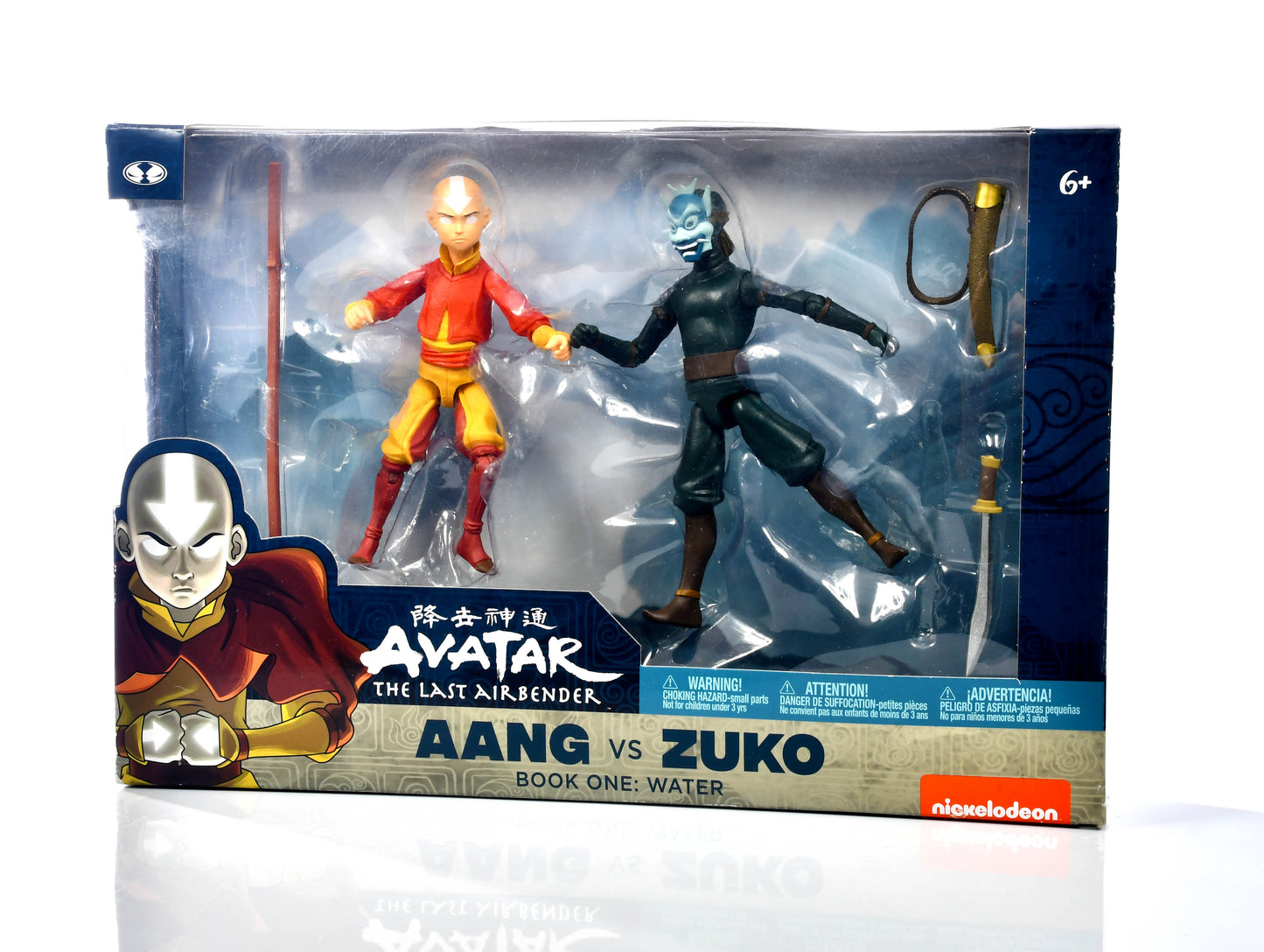 Avatar: The Last Airbender - Aang vs. Blue Spirit Zuko 5” Scale Action Figures