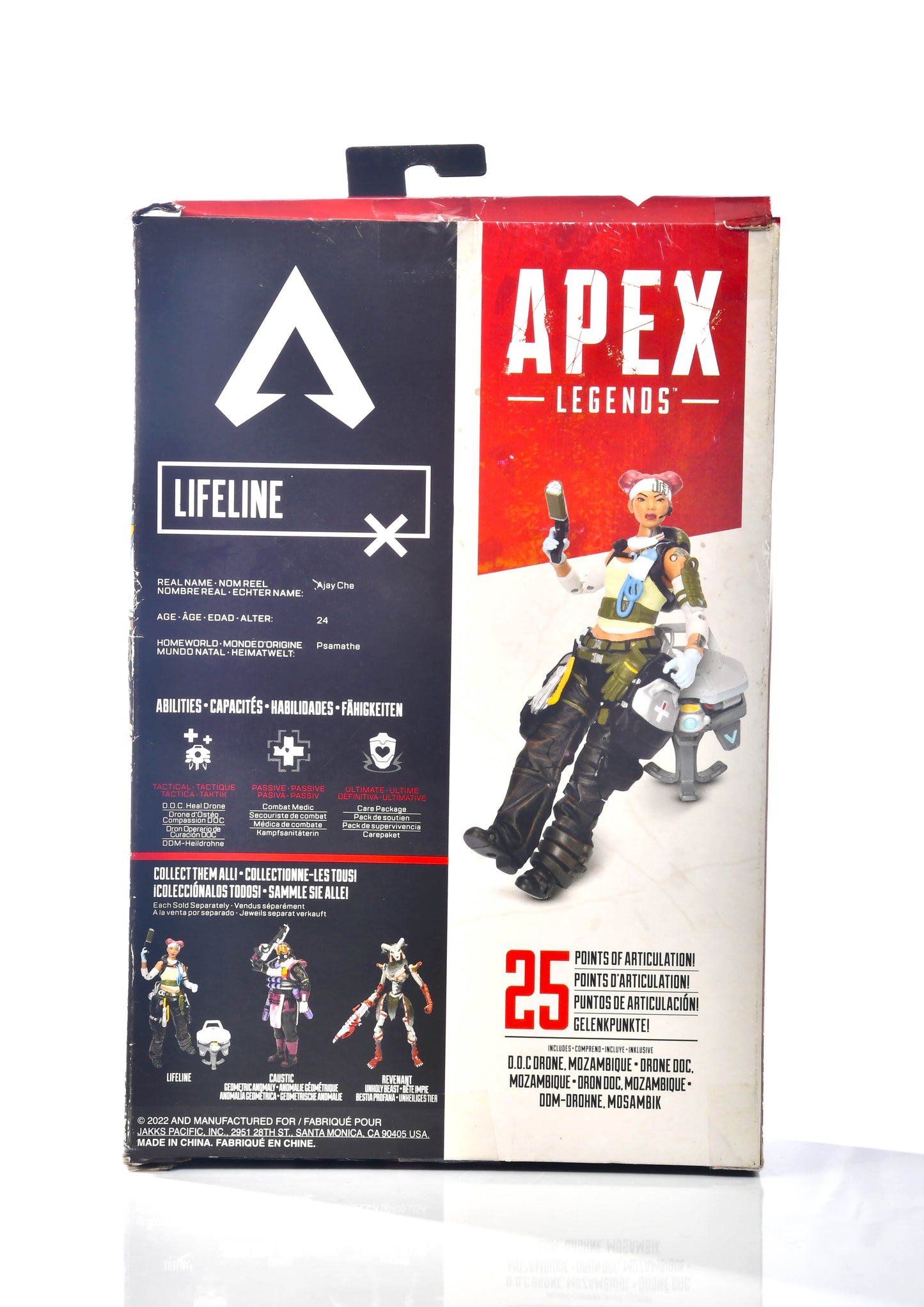 Apex Legends LIFELINE 6in Articulated Action Figure w/Accessories
