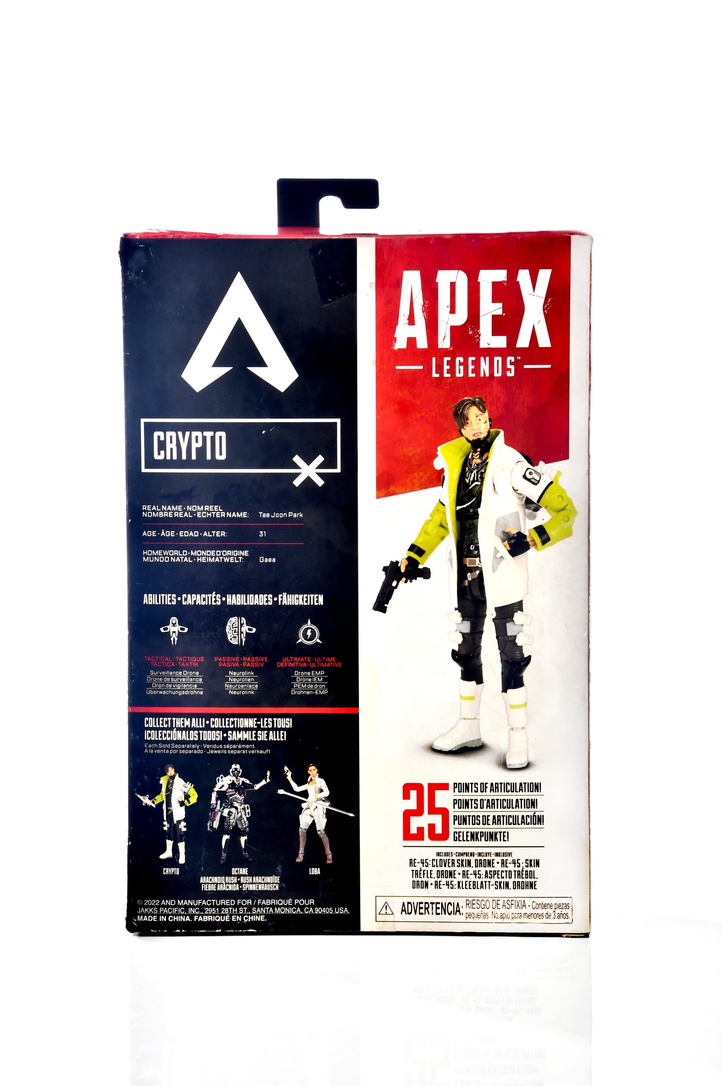 Apex Legends CRYPTO 6in Poseable Action Figure w/Accessories