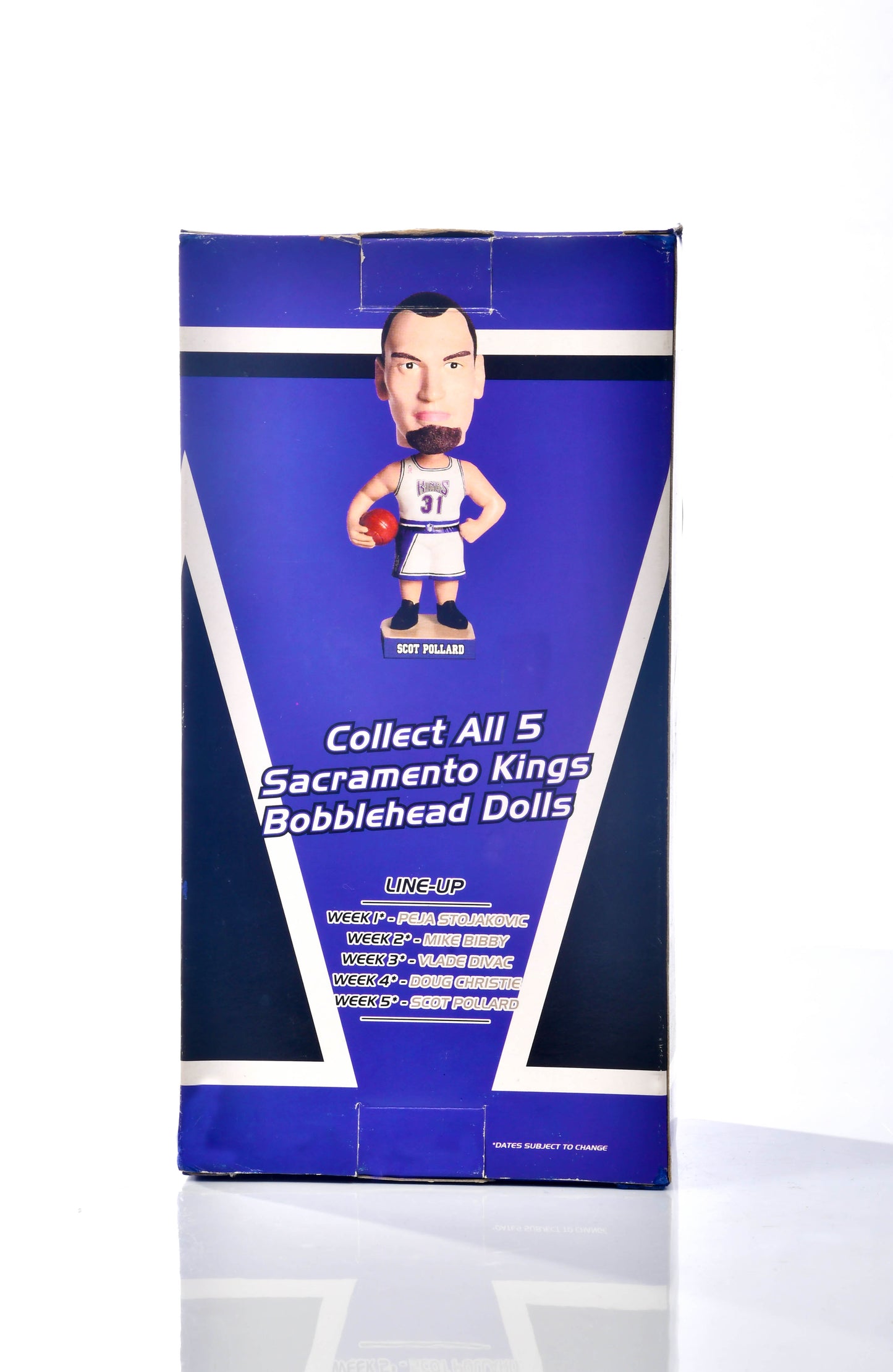 Sacramento Kings Carl's Jr Scot Pollard Bobblehead 2002 Vintage