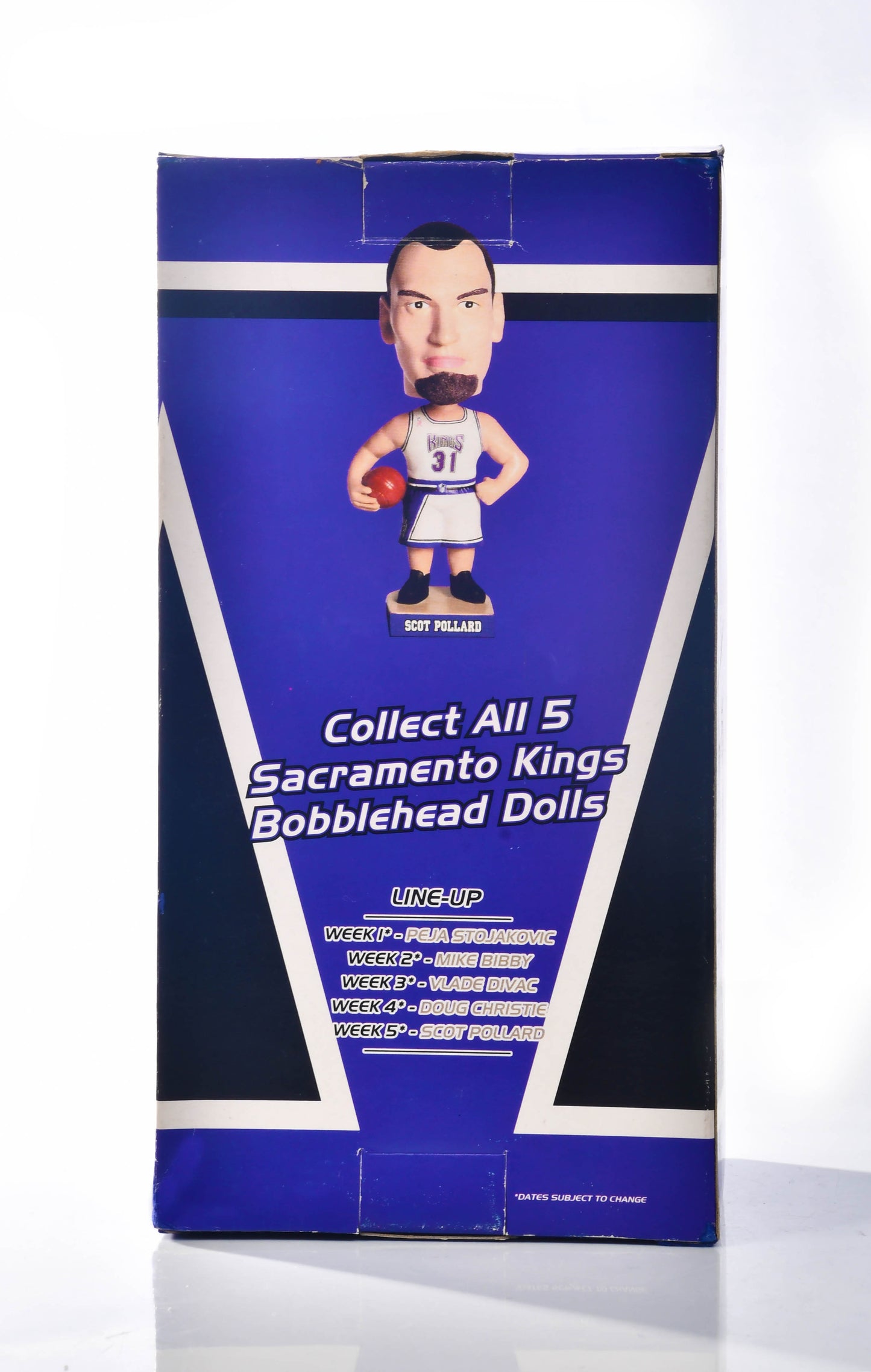 Sacramento Kings Carl's Jr Scot Pollard Bobblehead 2002 Vintage
