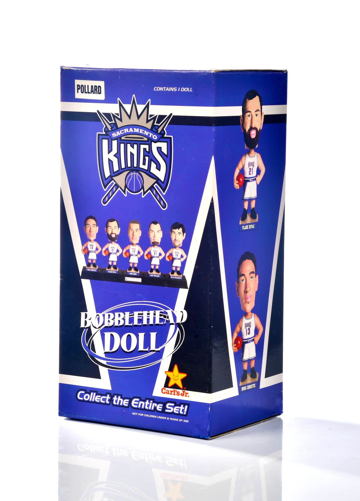 Sacramento Kings Carl's Jr Scot Pollard Bobblehead 2002 Vintage