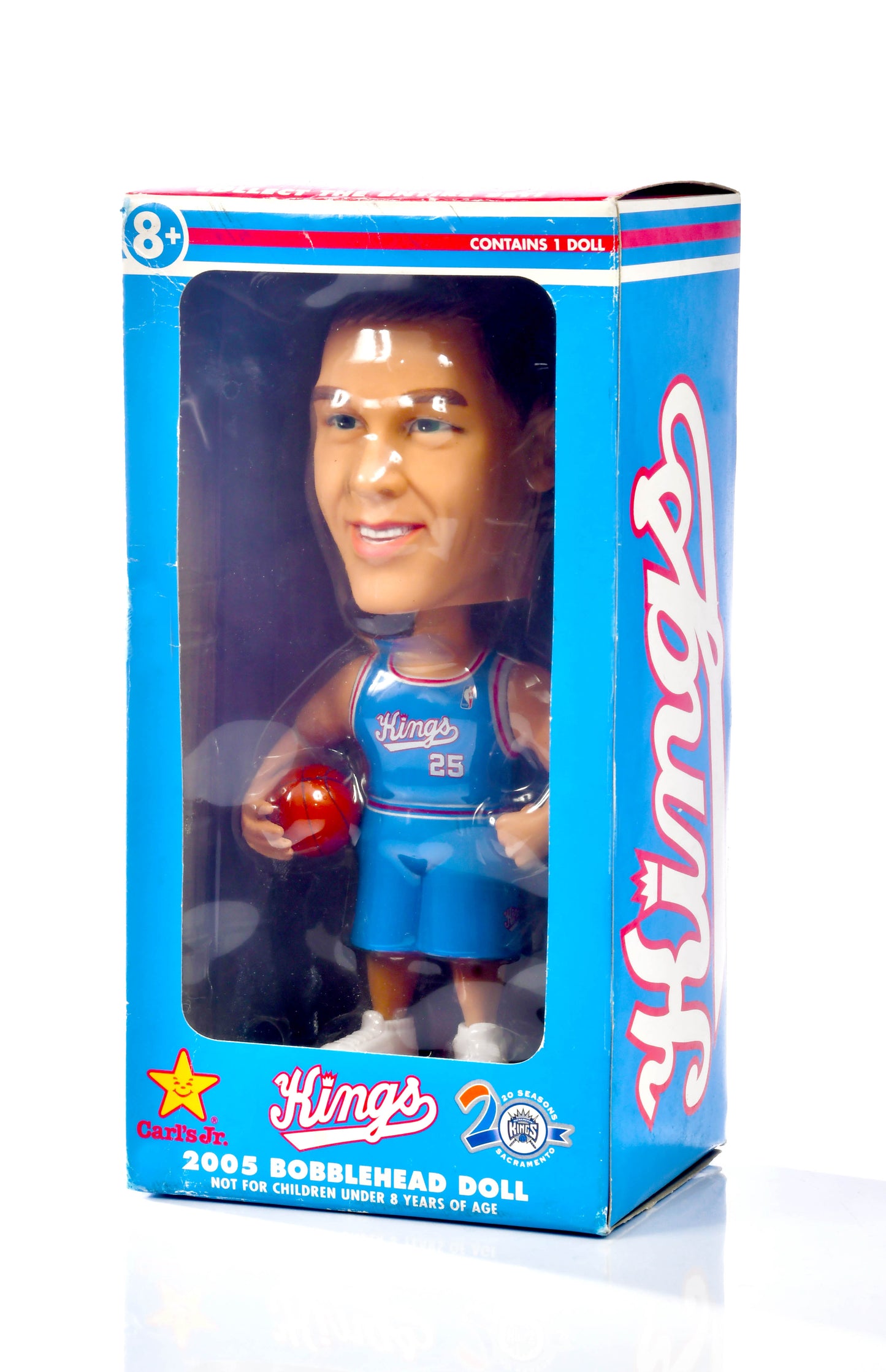 2005 Sacramento Kings Carl's Jr. NBA Basketball Bobblehead Darius Songaila