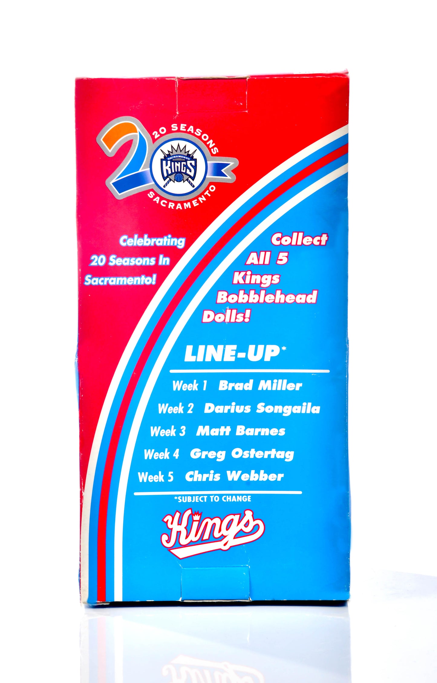 2005 Sacramento Kings Carl's Jr. NBA Basketball Bobblehead Darius Songaila